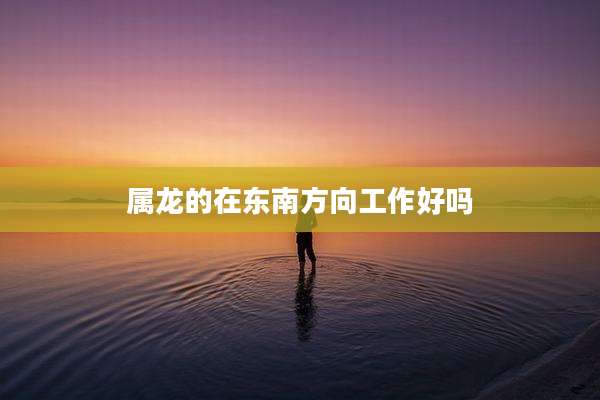 属龙的在东南方向工作好吗