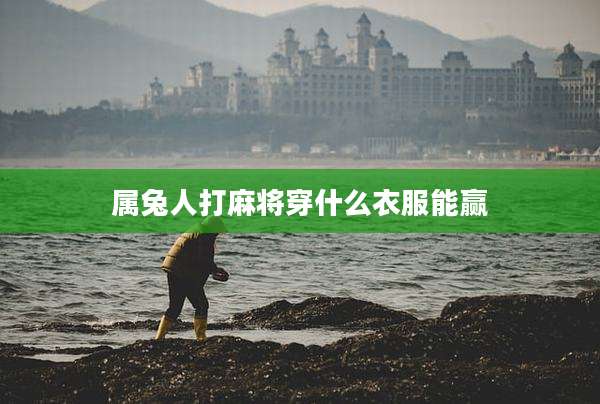属兔人打麻将穿什么衣服能赢
