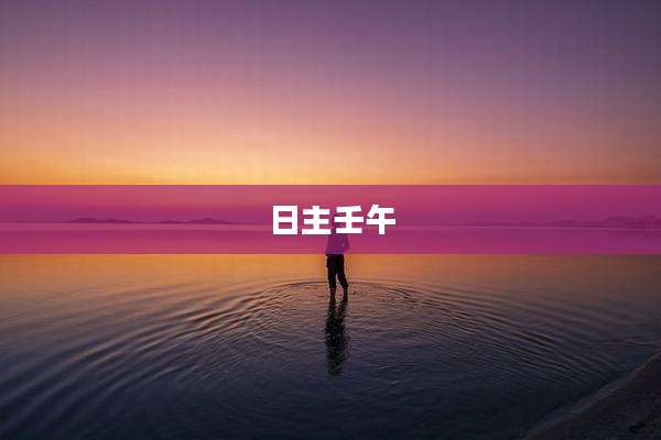 日主壬午