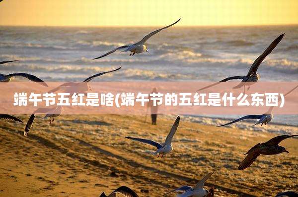端午节五红是啥(端午节的五红是什么东西)