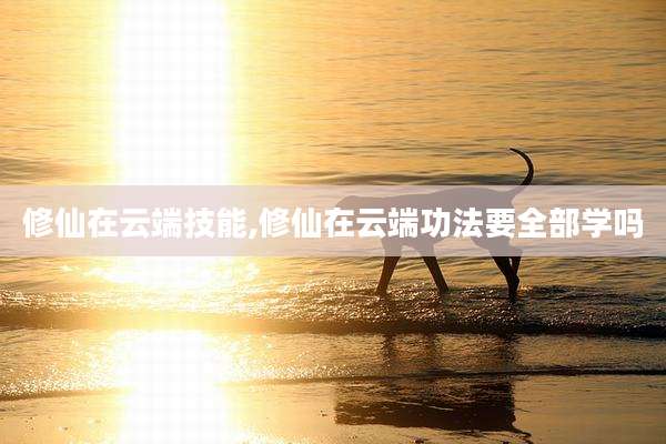 修仙在云端技能,修仙在云端功法要全部学吗