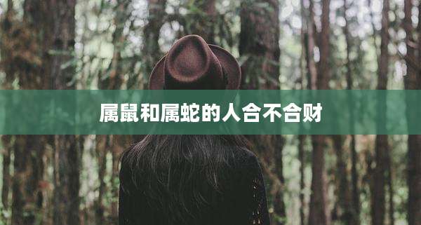 属鼠和属蛇的人合不合财