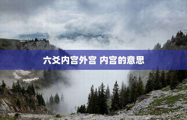 六爻内宫外宫 内宫的意思