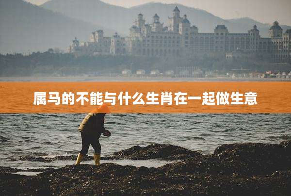 属马的不能与什么生肖在一起做生意