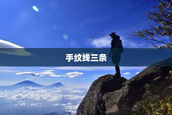 手纹线三条