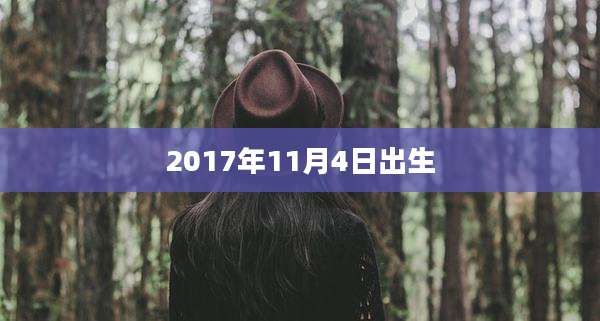 2017年11月4日出生