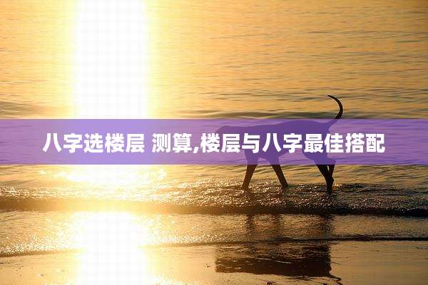 八字选楼层 测算,楼层与八字最佳搭配