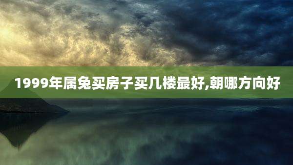 1999年属兔买房子买几楼最好,朝哪方向好
