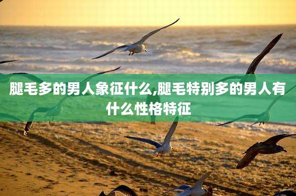 腿毛多的男人象征什么,腿毛特别多的男人有什么性格特征