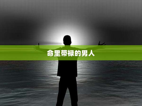 命里带禄的男人