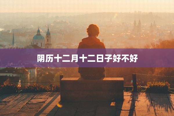 阴历十二月十二日子好不好