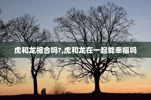 虎和龙相合吗?,虎和龙在一起能幸福吗