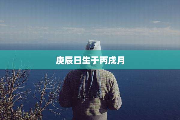 庚辰日生于丙戌月