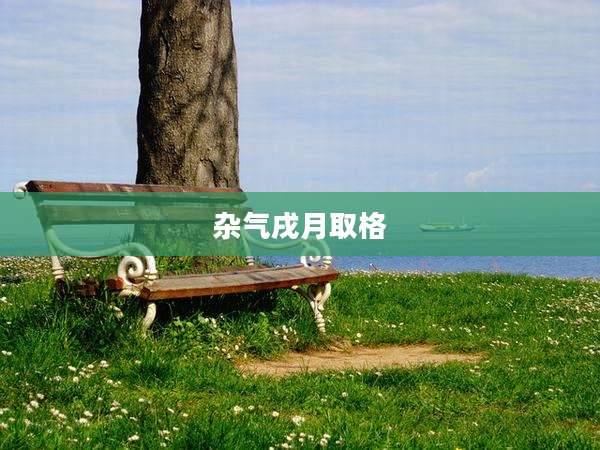 杂气戌月取格