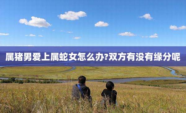 属猪男爱上属蛇女怎么办?双方有没有缘分呢