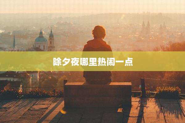 除夕夜哪里热闹一点
