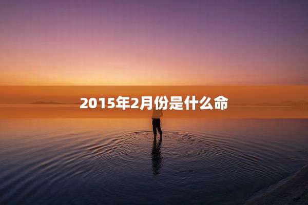 2015年2月份是什么命