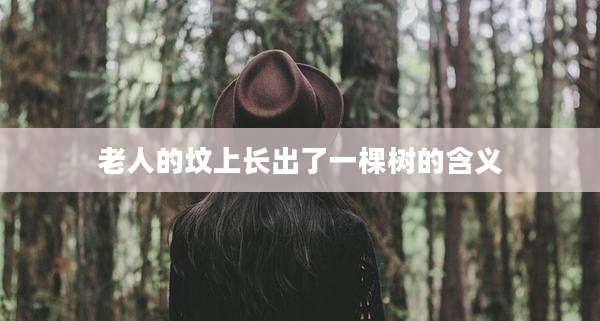 老人的坟上长出了一棵树的含义