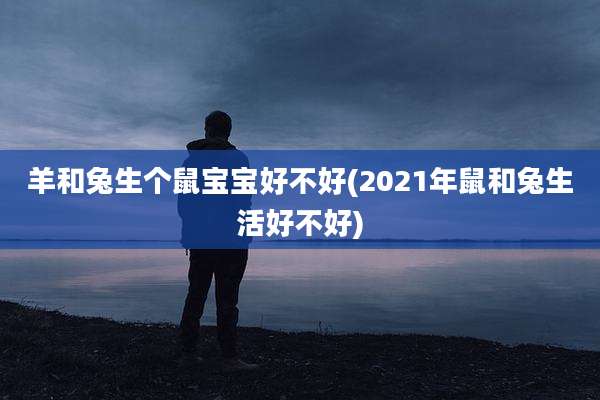 羊和兔生个鼠宝宝好不好(2021年鼠和兔生活好不好)