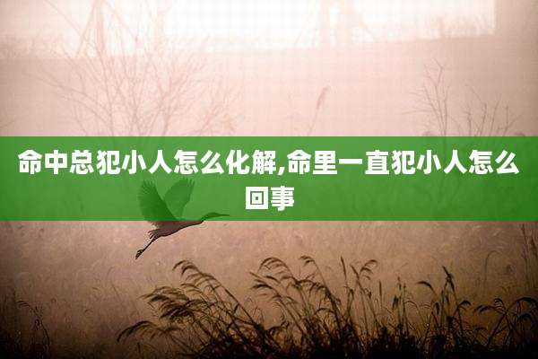命中总犯小人怎么化解,命里一直犯小人怎么回事
