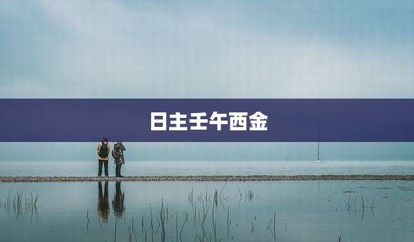 日主壬午西金