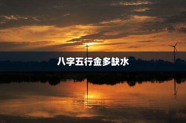 八字五行金多缺水