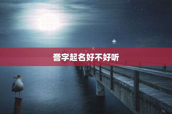 誉字起名好不好听