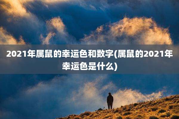 2021年属鼠的幸运色和数字(属鼠的2021年幸运色是什么)