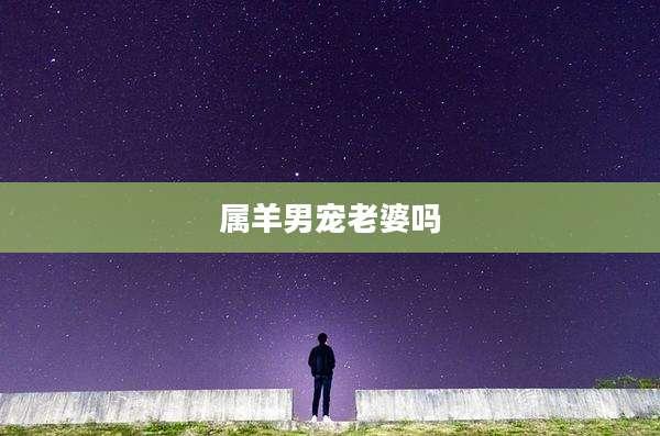 属羊男宠老婆吗