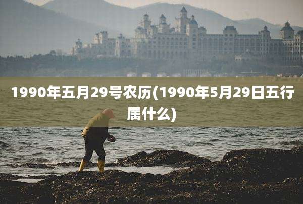 1990年五月29号农历(1990年5月29日五行属什么)