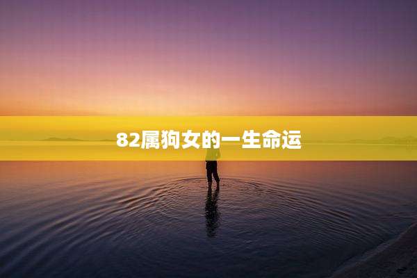 82属狗女的一生命运