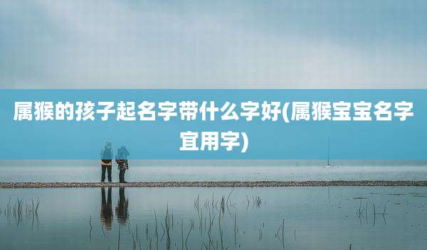 属猴的孩子起名字带什么字好(属猴宝宝名字宜用字)
