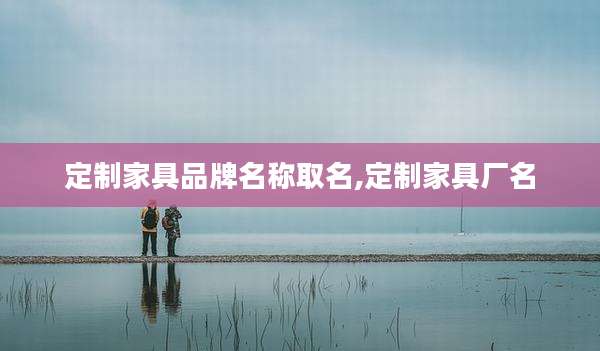 定制家具品牌名称取名,定制家具厂名