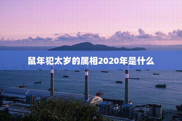 鼠年犯太岁的属相2020年是什么