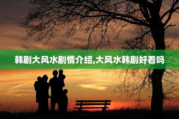 韩剧大风水剧情介绍,大风水韩剧好看吗