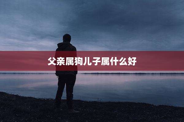 父亲属狗儿子属什么好
