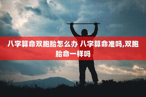 八字算命双胞胎怎么办 八字算命准吗,双胞胎命一样吗