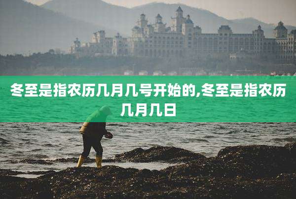 冬至是指农历几月几号开始的,冬至是指农历几月几日