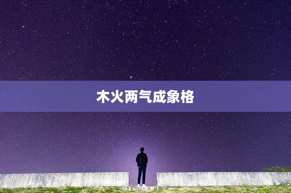 木火两气成象格