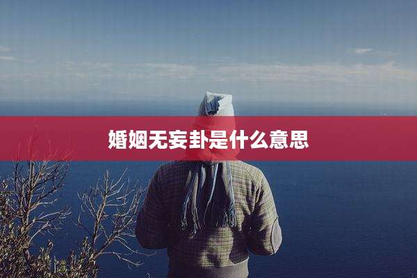 婚姻无妄卦是什么意思