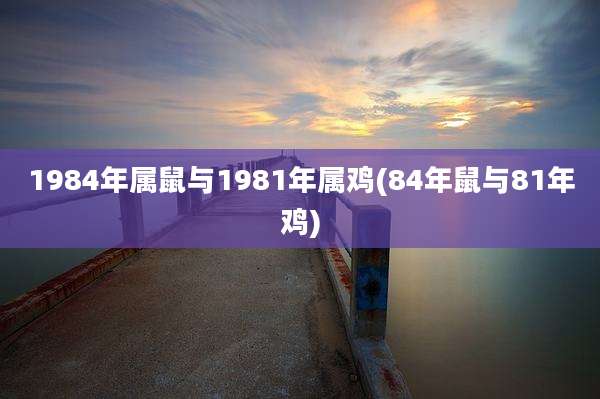 1984年属鼠与1981年属鸡(84年鼠与81年鸡)