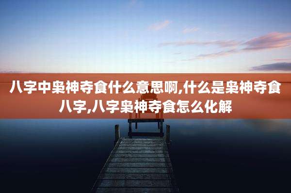 八字中枭神夺食什么意思啊,什么是枭神夺食八字,八字枭神夺食怎么化解
