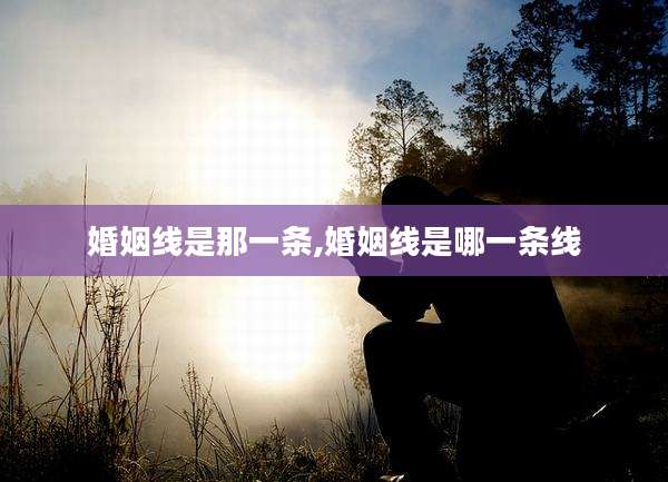 婚姻线是那一条,婚姻线是哪一条线