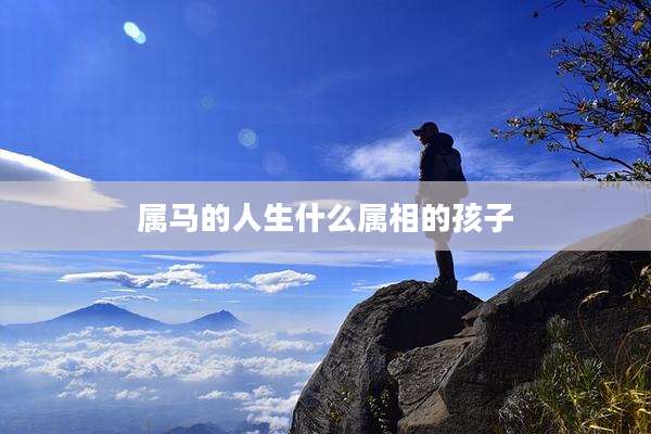 属马的人生什么属相的孩子