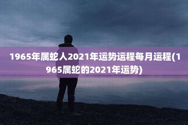 1965年属蛇人2021年运势运程每月运程(1965属蛇的2021年运势)