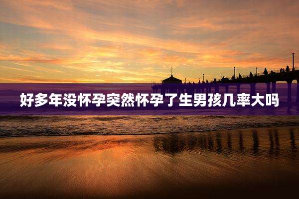 好多年没怀孕突然怀孕了生男孩几率大吗