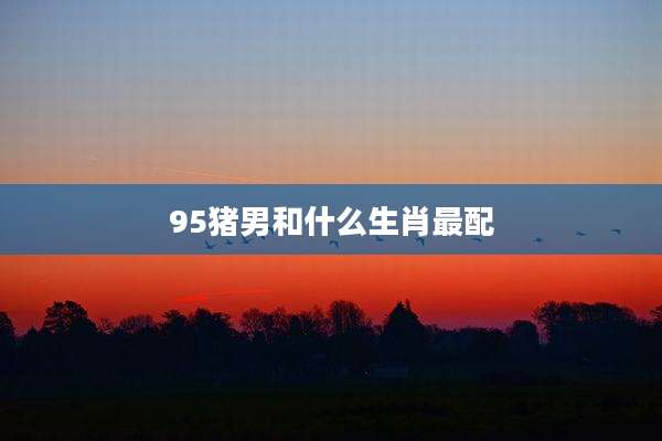 95猪男和什么生肖最配