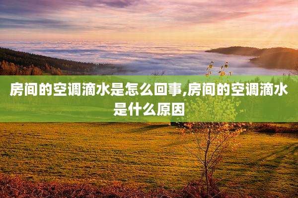 房间的空调滴水是怎么回事,房间的空调滴水是什么原因