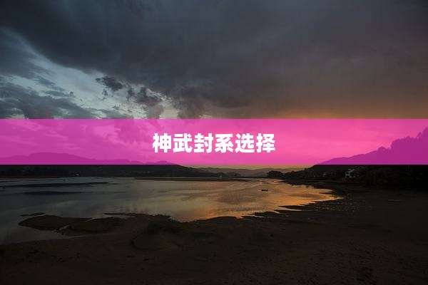 神武封系选择