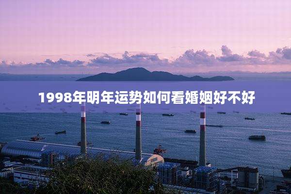 1998年明年运势如何看婚姻好不好